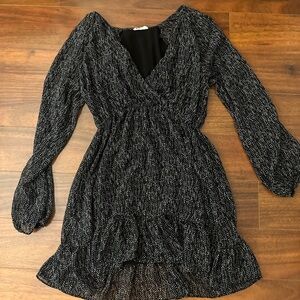 Cute Black and White Women's Dress